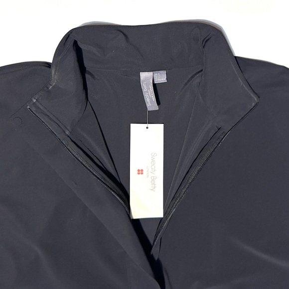 SWEATY BETTY EXPLORER 1/2 ZIP CROPPED MIDLAYER PULLOVER JACKET SWEATSHIRT NWT XL - Picture 8 of 13